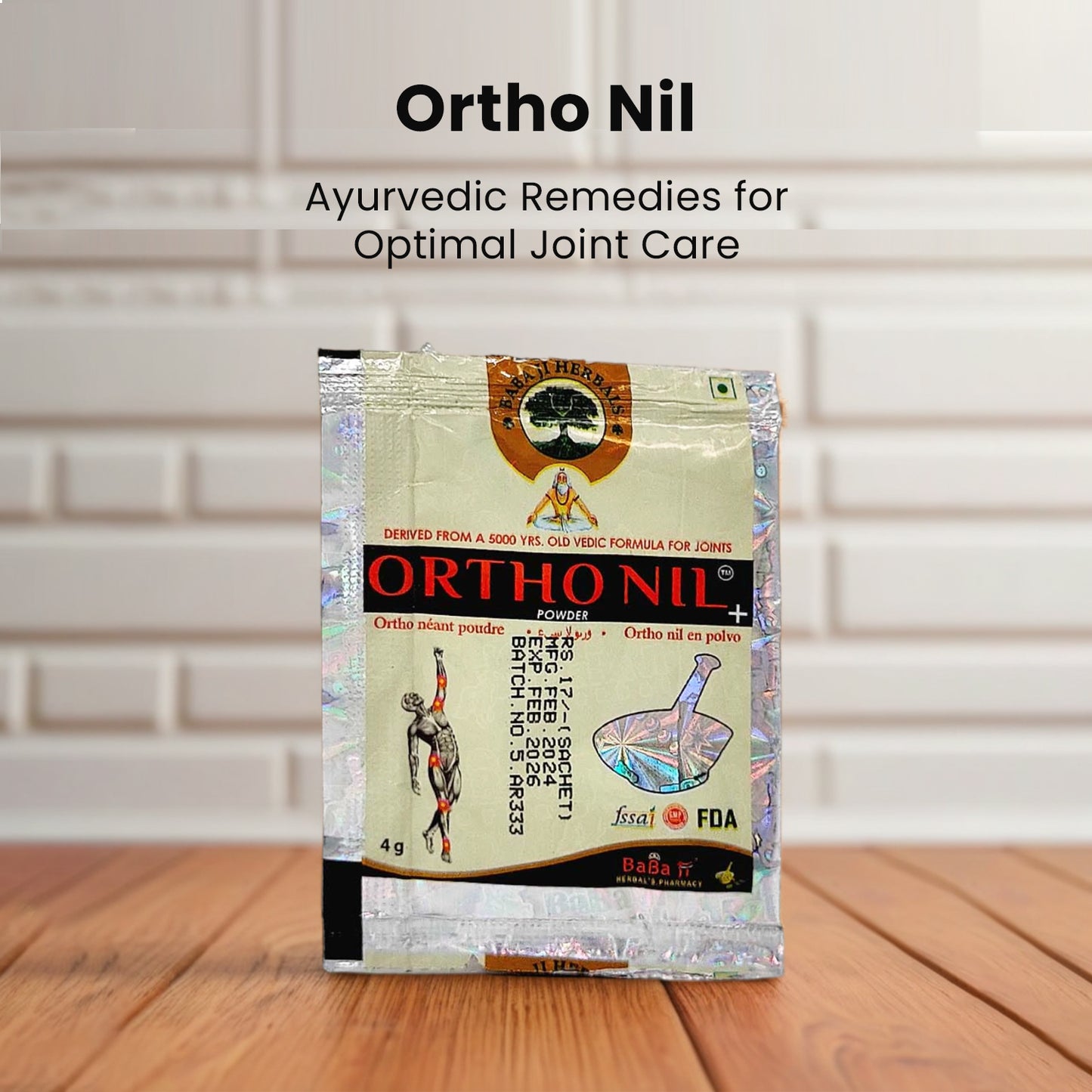 Ortho Nil Powder: Ayurvedic Remedies for Optimal Joint Care
